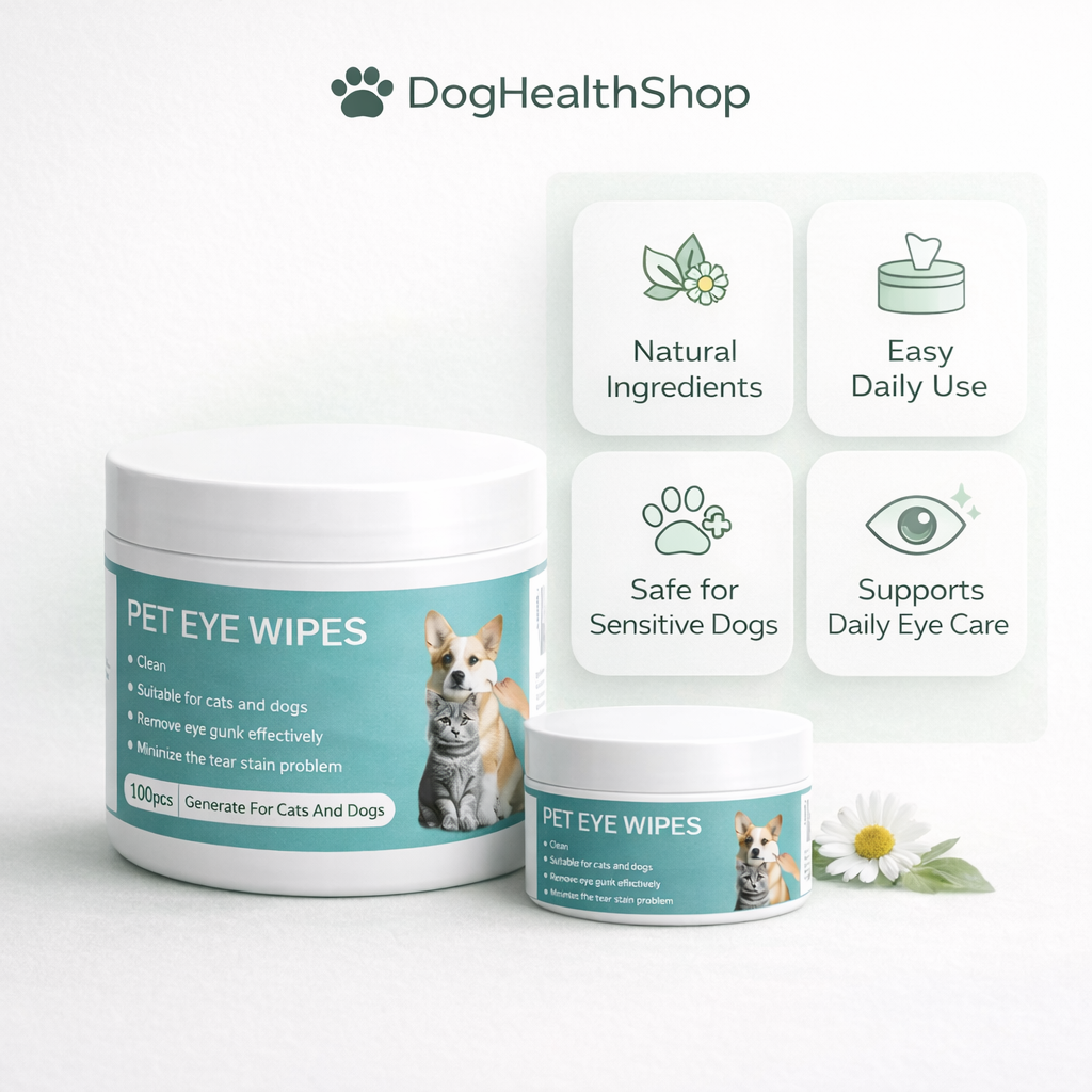 Tear Stain Eye Wipes for Pets | Wet Cleaning Pads