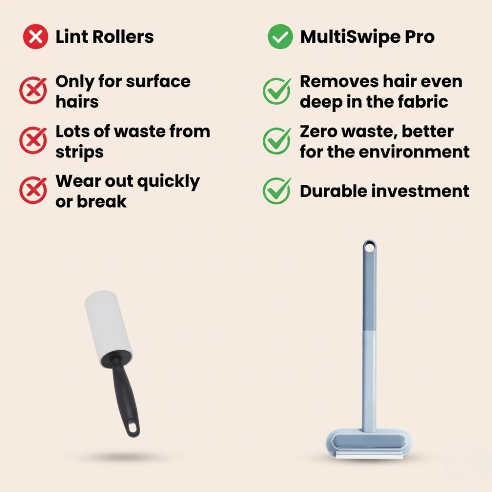 Charm Paws MultiSwipe – Pet Hair Remover for Furniture & Clothing