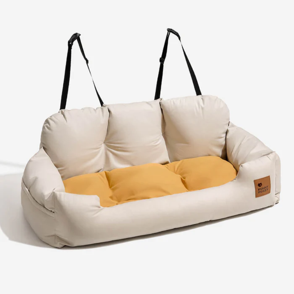 Dog Car Back Seat Bed – Travel Booster for Medium & Large Dogs