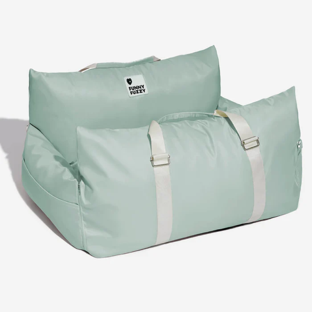 Dog Car Seat Bed – Waterproof Travel Booster for Small Dogs