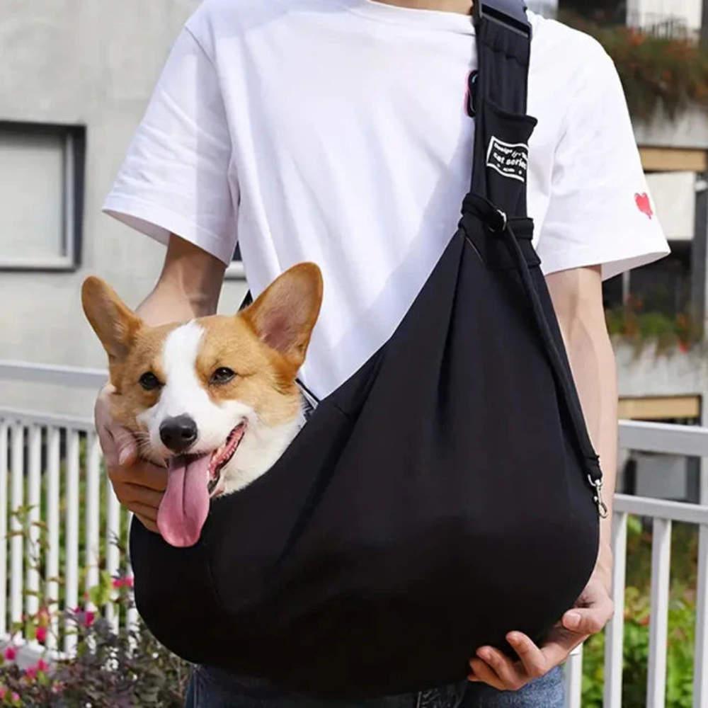 Dog Sling Carrier Bag – Padded Hands-Free Pet Carrier for Small Dogs