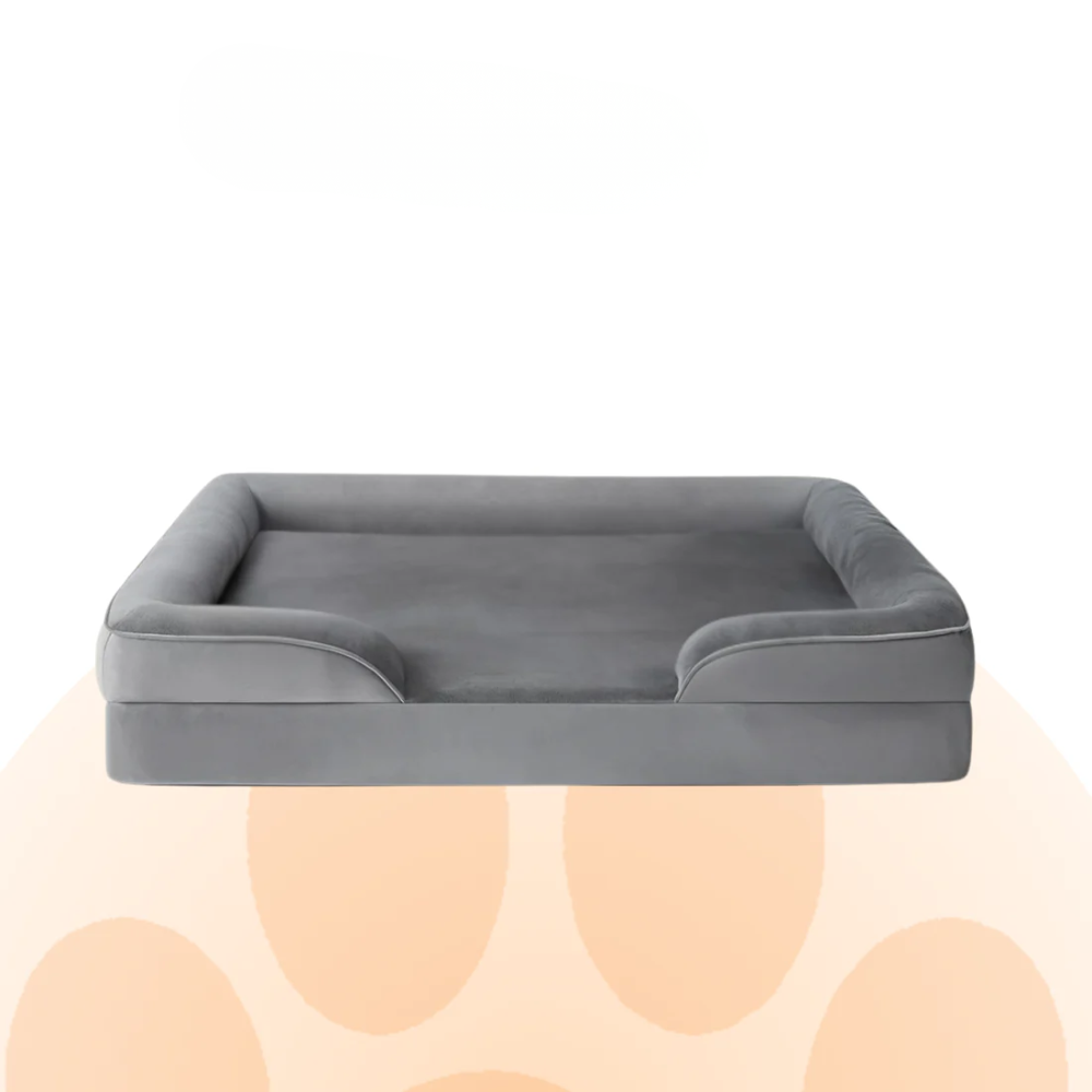 Dog Sofa Bed with Washable Cover & Supportive Foam