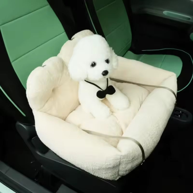 Folding Pet Car Seat Hammock – Travel Carrier for Dogs & Cats