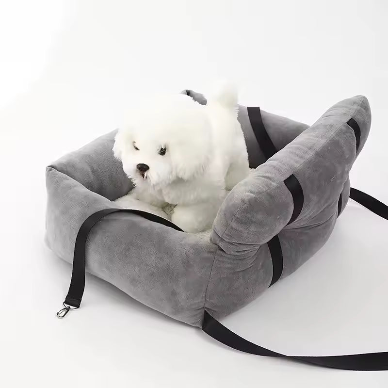 Folding Pet Car Seat Hammock – Travel Carrier for Dogs & Cats