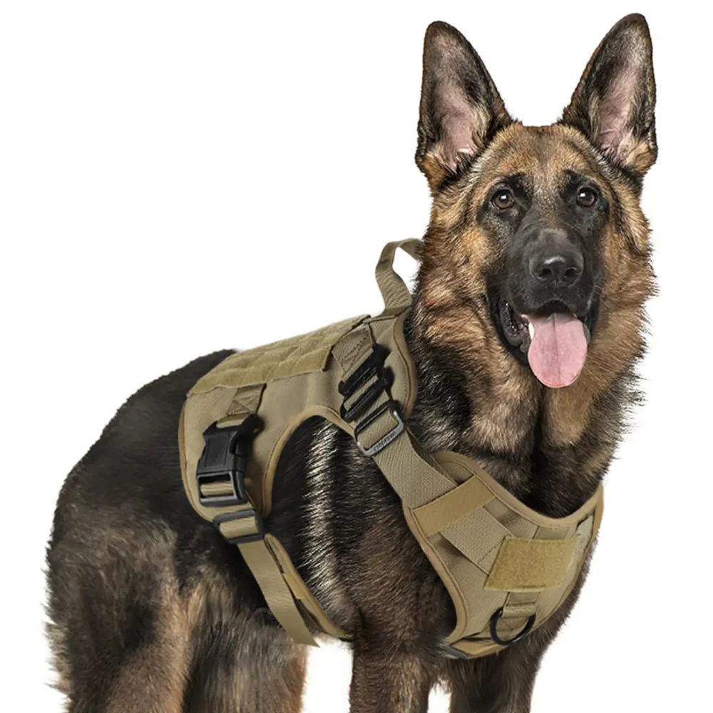 Heavy Duty Tactical Dog Harness with Handle – Adjustable No Pull