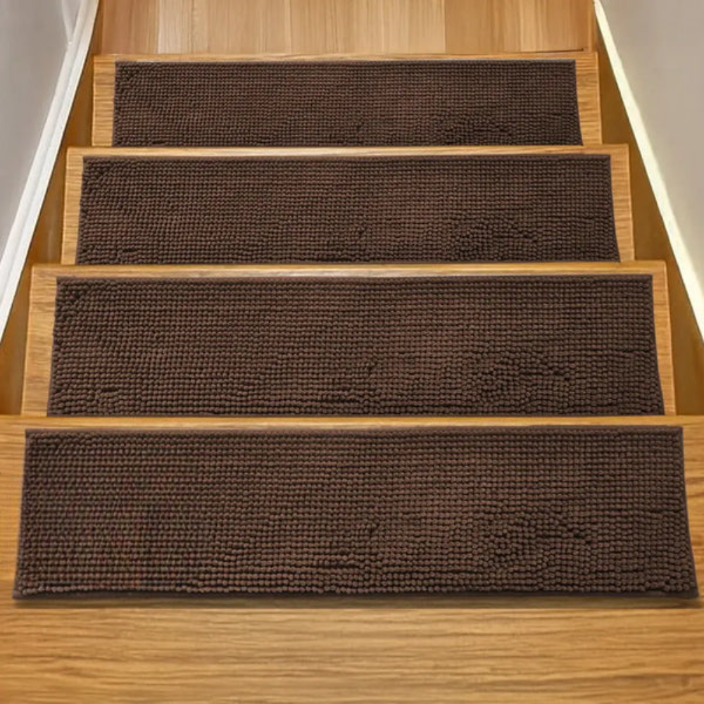Non-Slip Stair Runners for Dogs – Grip Mats for Wooden Stairs