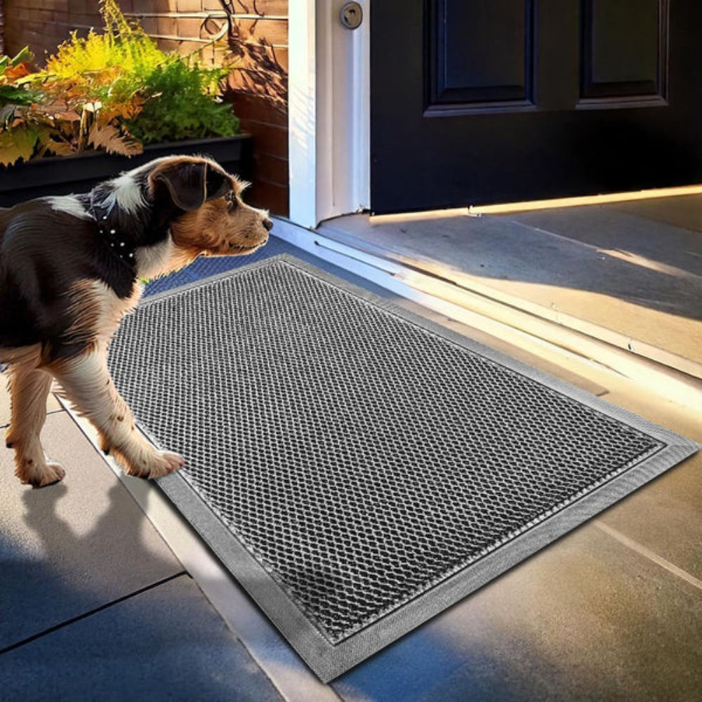 Outdoor Dog Mat – Mud & Dirt Trapping Mat for Muddy Paws