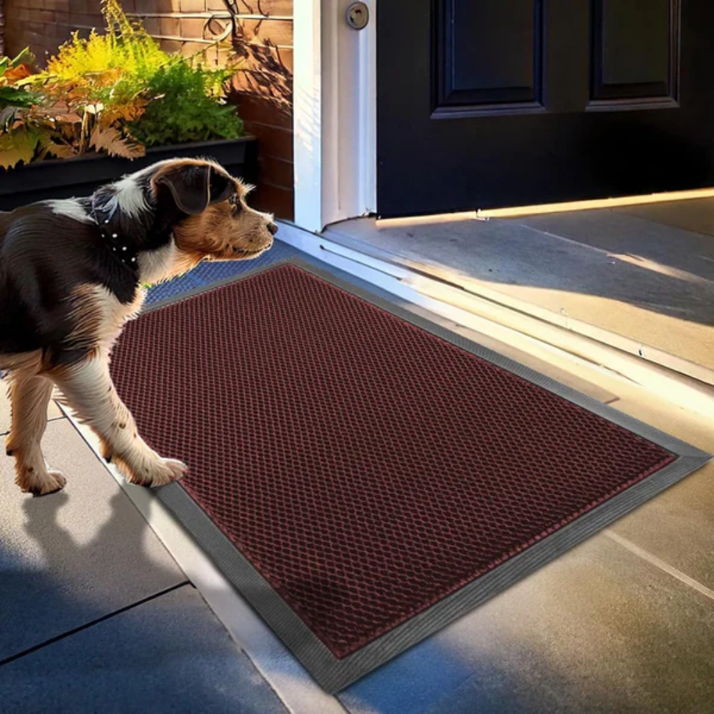 Outdoor Dog Mat – Mud & Dirt Trapping Mat for Muddy Paws