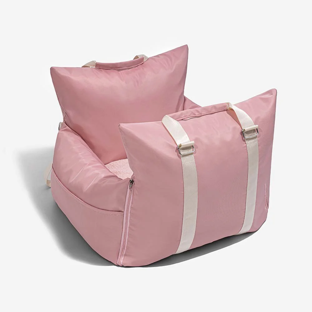 Waterproof Dog Car Seat Bed – Travel Booster for Small Dogs