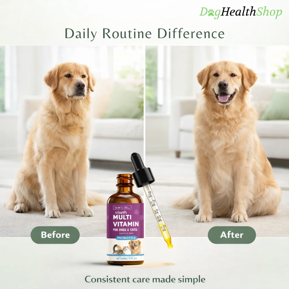 Multivitamin Liquid Drops for Pets | Oral Supplement