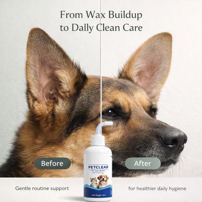 Pet Ear Cleanser Drops for Dogs and Cats | Applicator Tip