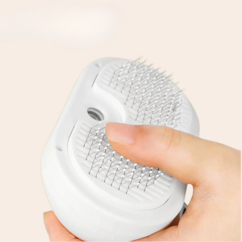 Charm Paws Steami Pro – Dog Steam Grooming Brush for Easy Coat Care