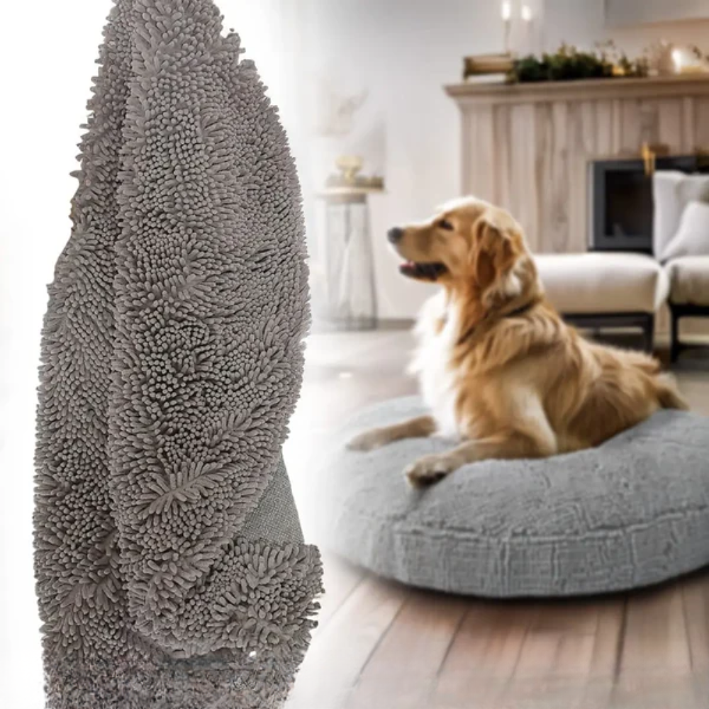 Chenille Dog Bed Cover – Soft Washable Pet Bed Cover