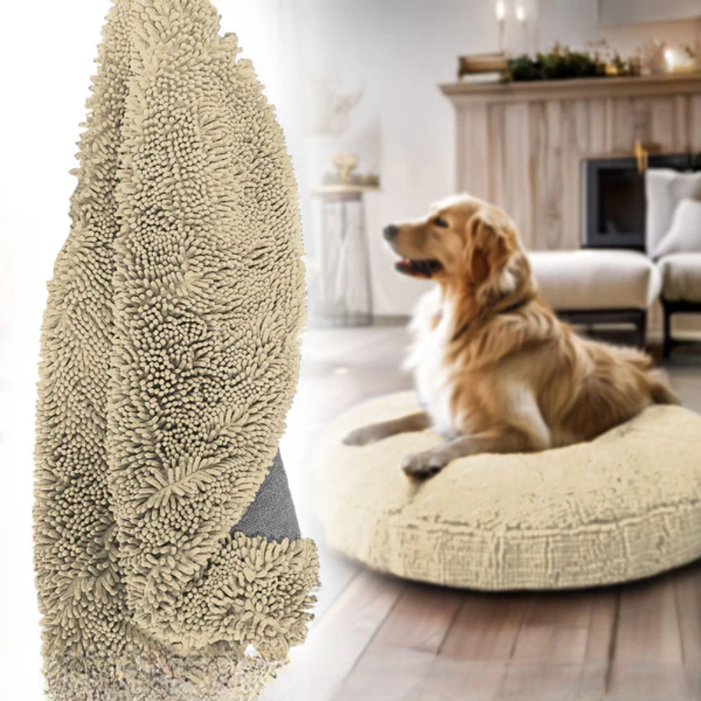 Chenille Dog Bed Cover – Soft Washable Pet Bed Cover