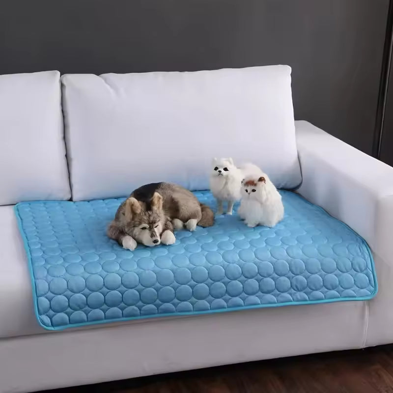 Cooling Dog Mat – Washable Pet Cooling Bed for Dogs &amp; Cats