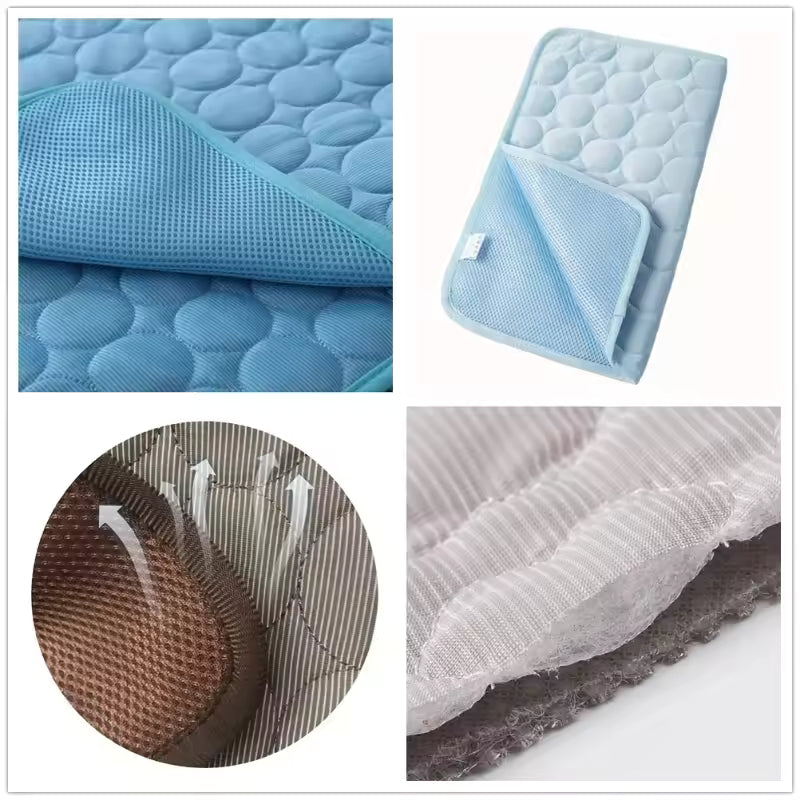 Cooling Dog Mat – Washable Pet Cooling Bed for Dogs &amp; Cats