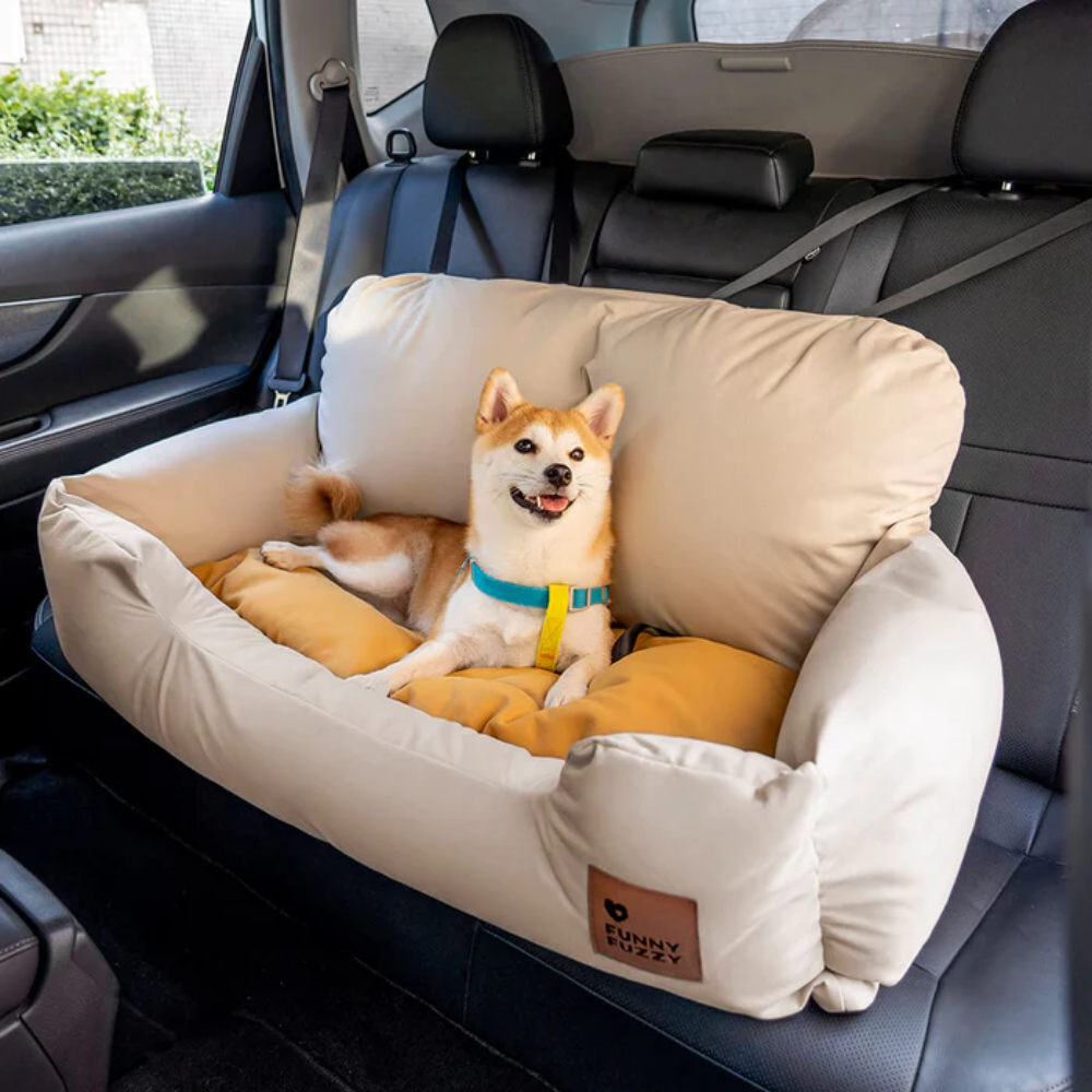 Dog Car Back Seat Bed – Travel Booster for Medium &amp; Large Dogs