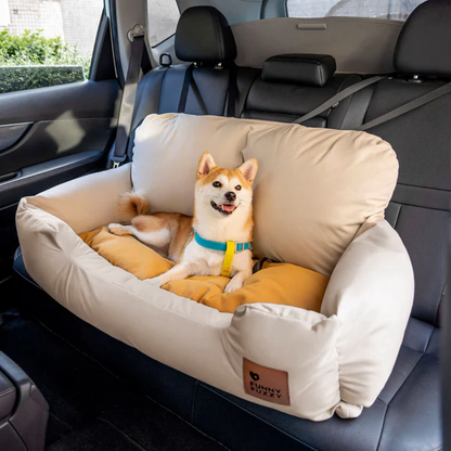 Dog Car Back Seat Bed – Travel Booster for Medium &amp; Large Dogs