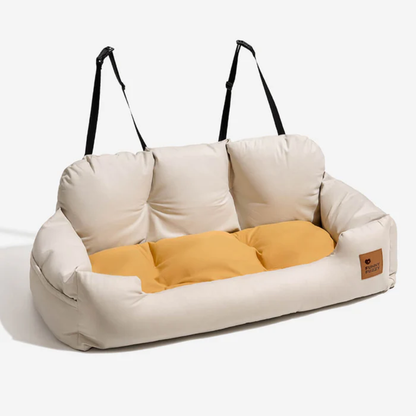 Dog Car Back Seat Bed – Travel Booster for Medium &amp; Large Dogs