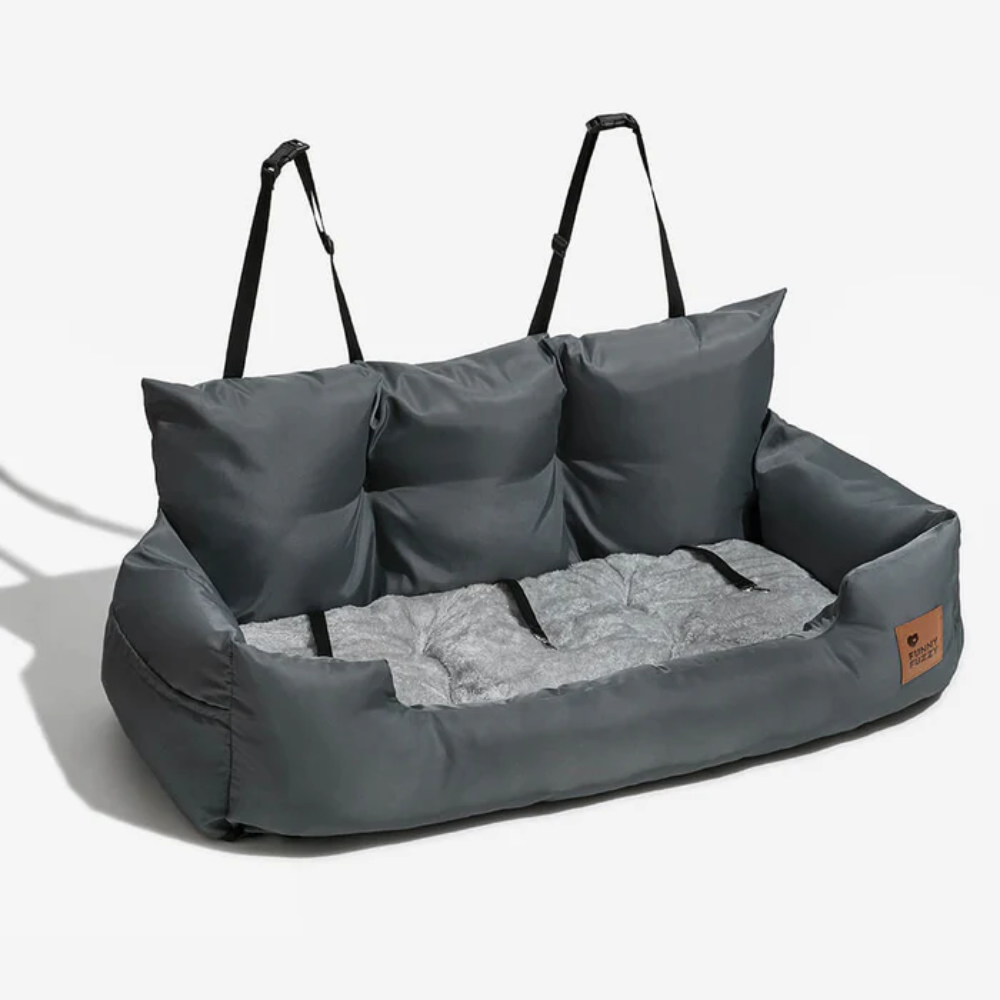 Dog Car Back Seat Bed – Travel Booster for Medium &amp; Large Dogs