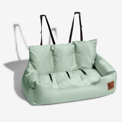 Dog Car Back Seat Bed – Travel Booster for Medium &amp; Large Dogs