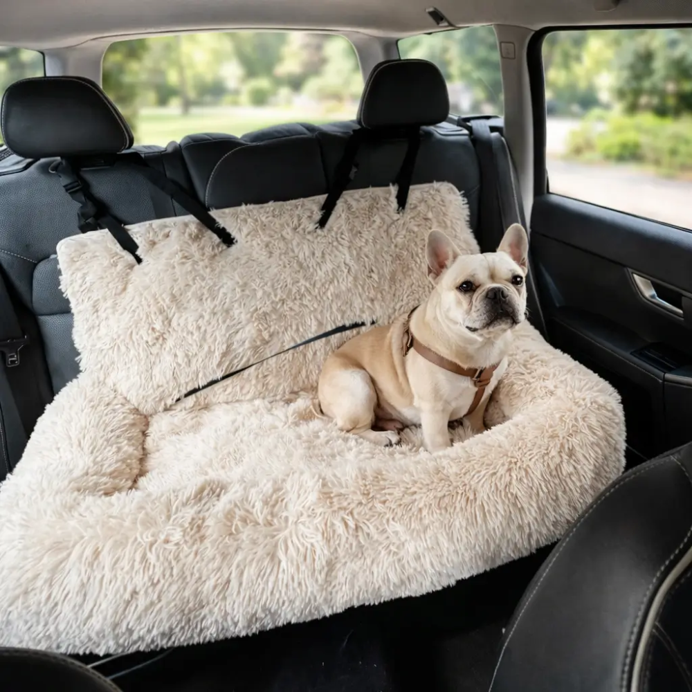 Dog Car Seat Bed – Comfortable Travel Booster for Small Dogs
