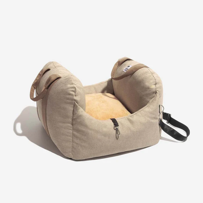 Dog Car Seat Bed – Waterproof Travel Booster for Small Dogs