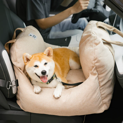 Dog Car Seat Bed – Waterproof Travel Booster for Small Dogs