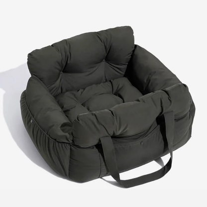 Dog Car Seat Bed – Waterproof Travel Booster for Small Dogs