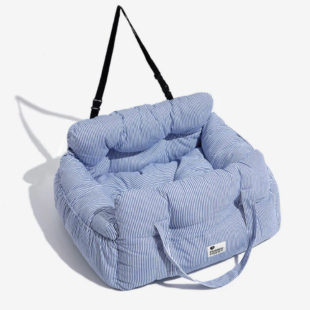Dog Car Seat Bed – Waterproof Travel Booster for Small Dogs