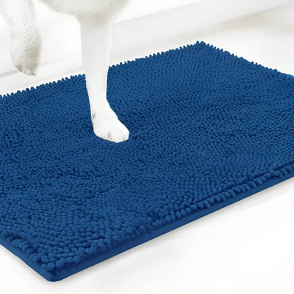 Dog Door Mat for Muddy Paws – Super Absorbent Non-Slip Pet Mat