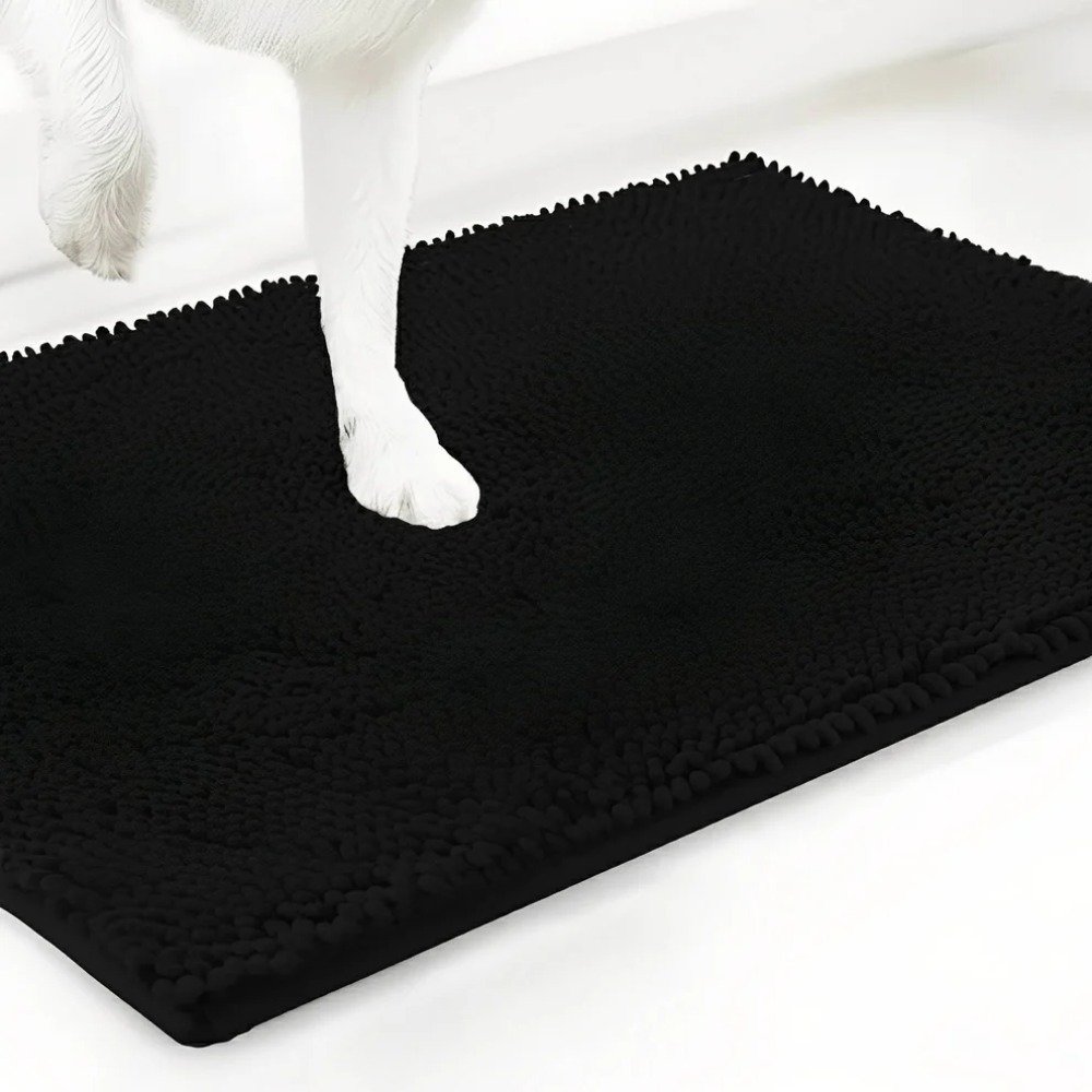 Dog Door Mat for Muddy Paws – Super Absorbent Non-Slip Pet Mat