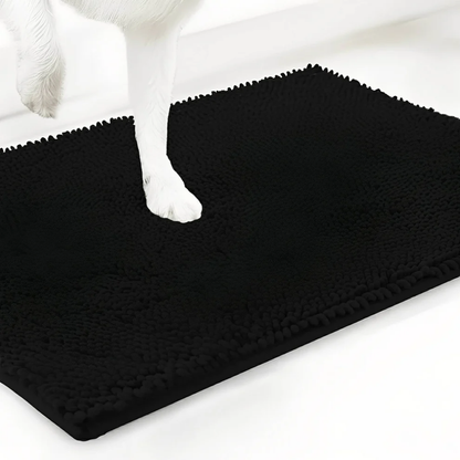 Dog Door Mat for Muddy Paws – Super Absorbent Non-Slip Pet Mat