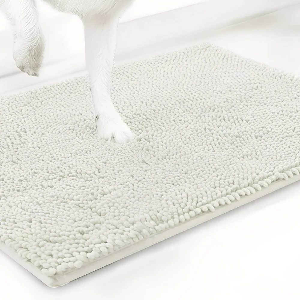 Dog Door Mat for Muddy Paws – Super Absorbent Non-Slip Pet Mat