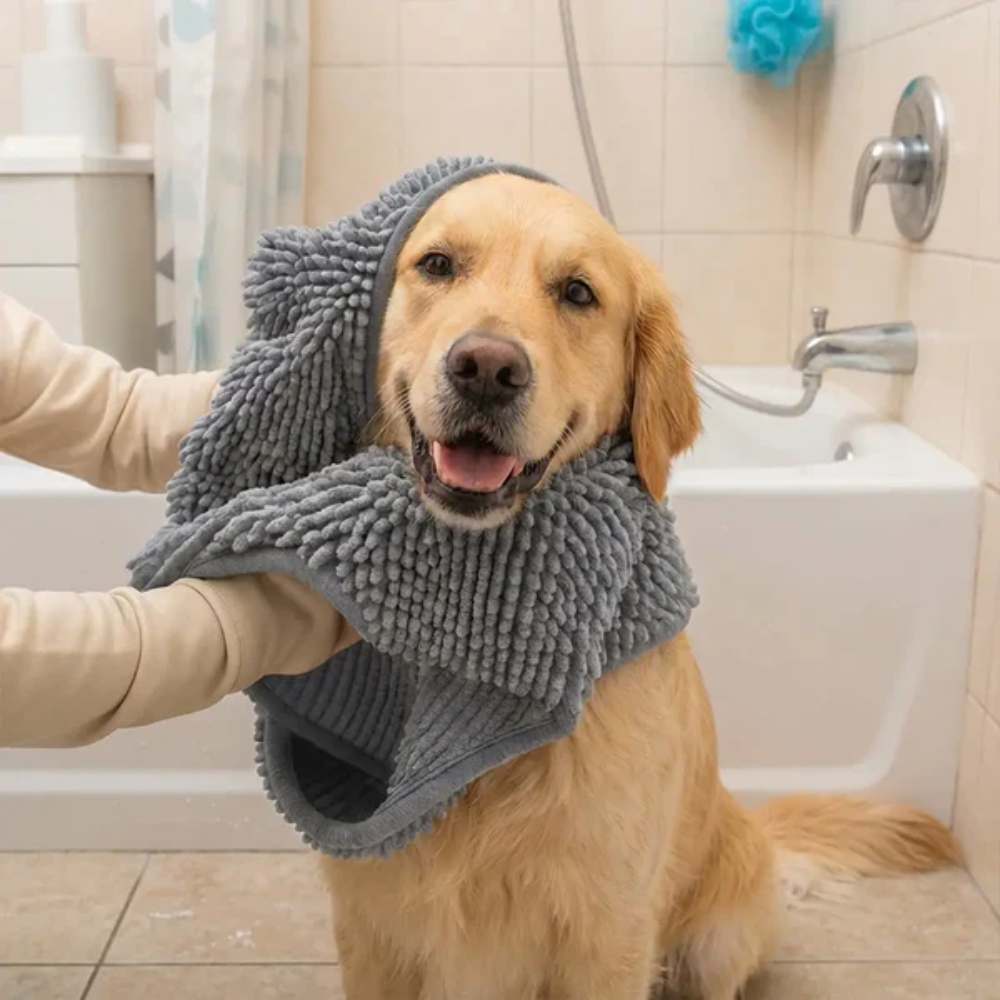 Dog Drying Towel – Absorbent Shammy Towel for Wet Dogs