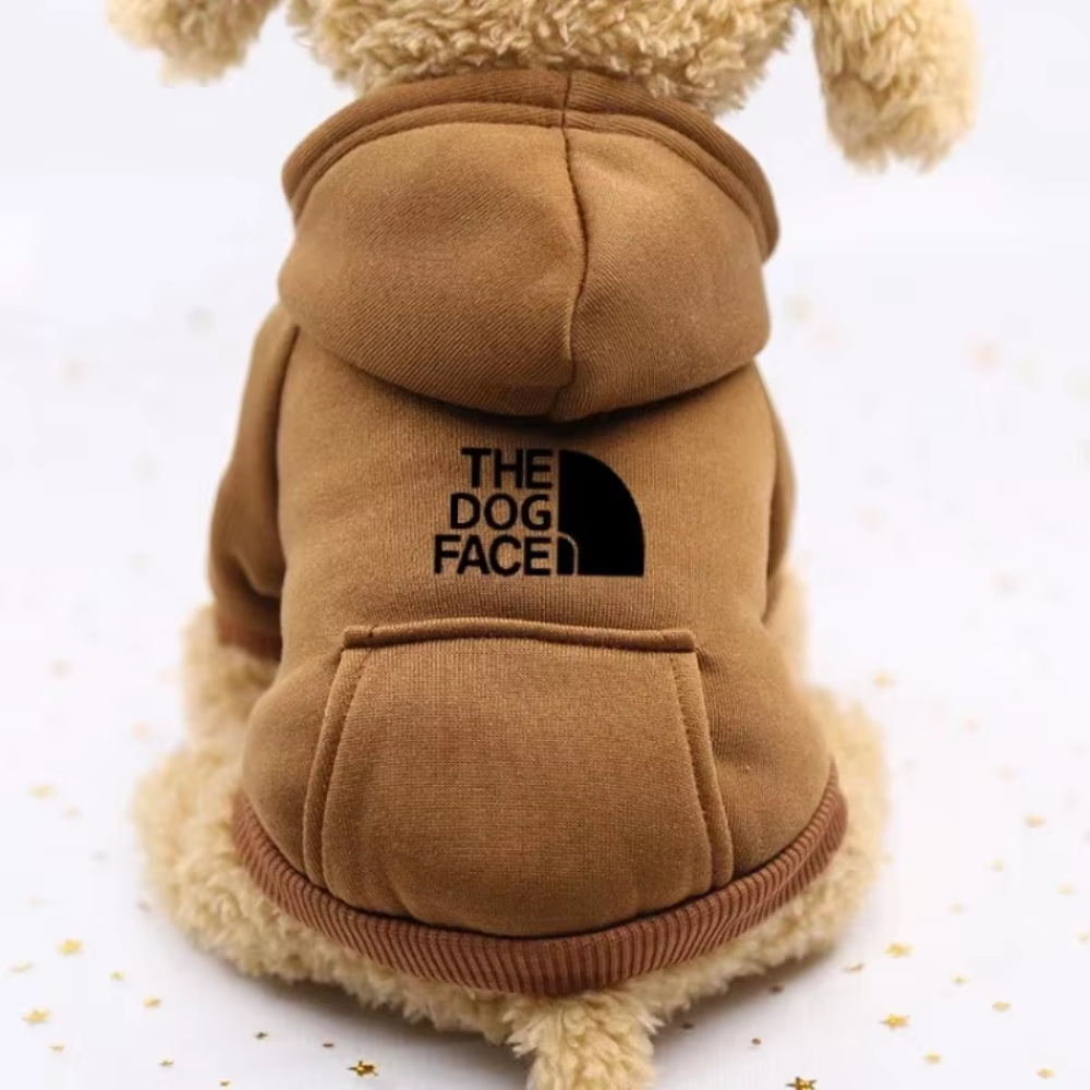Dog Hoodie with Pocket – Warm Winter Sweatshirt for Small Dogs