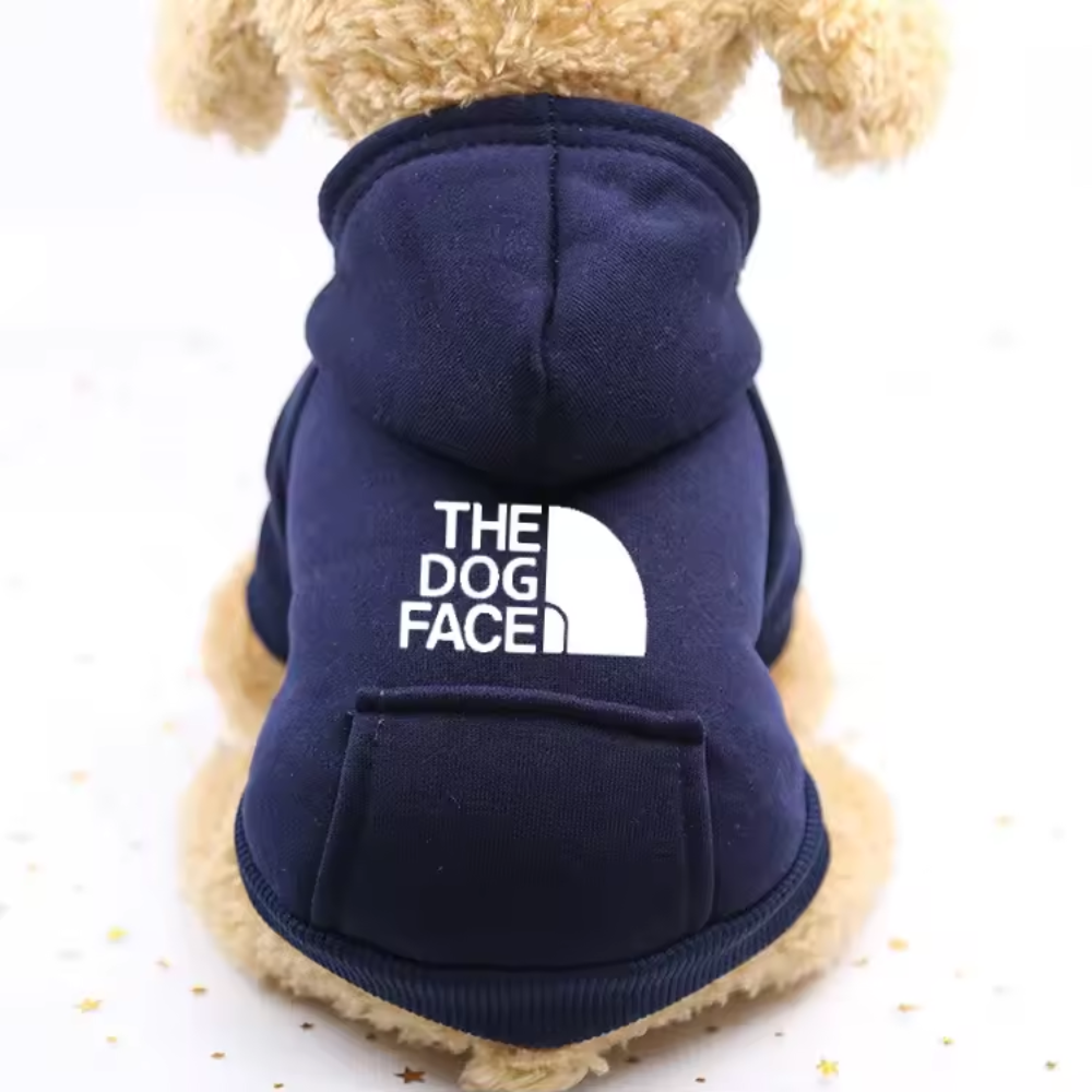Dog Hoodie with Pocket – Warm Winter Sweatshirt for Small Dogs