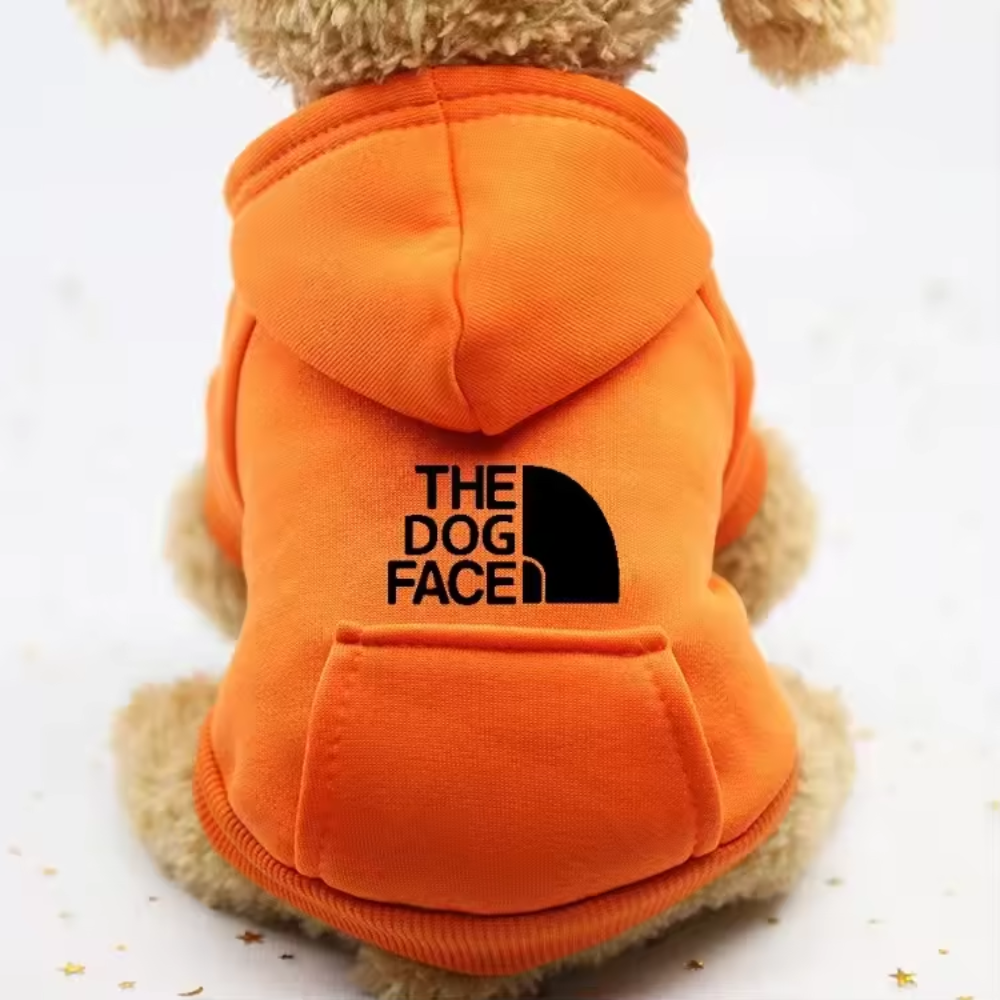 Dog Hoodie with Pocket – Warm Winter Sweatshirt for Small Dogs