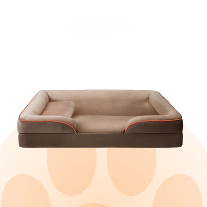 Dog Sofa Bed with Washable Cover &amp; Supportive Foam