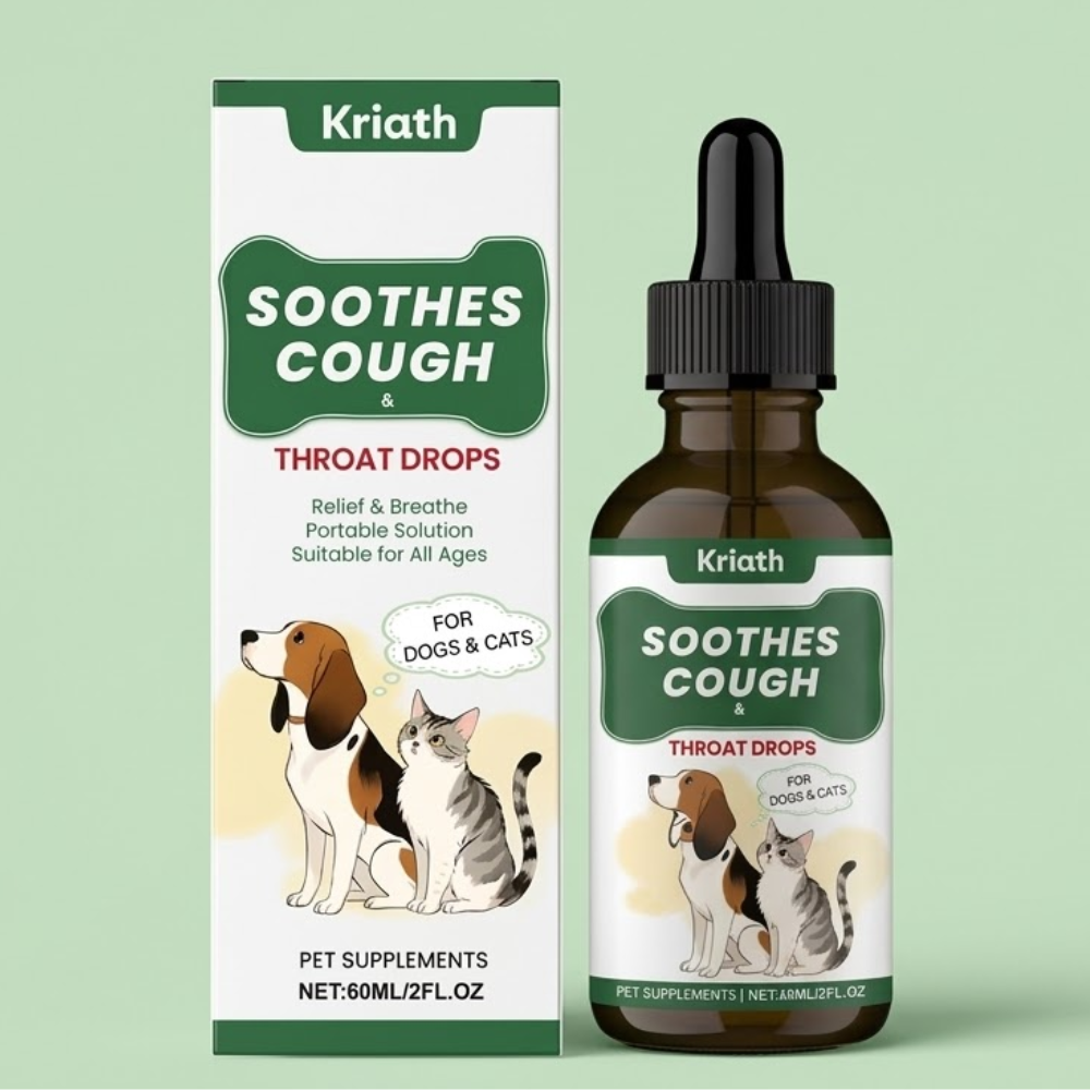 Herbal Throat Liquid Drops for Dogs | Pet Supplement
