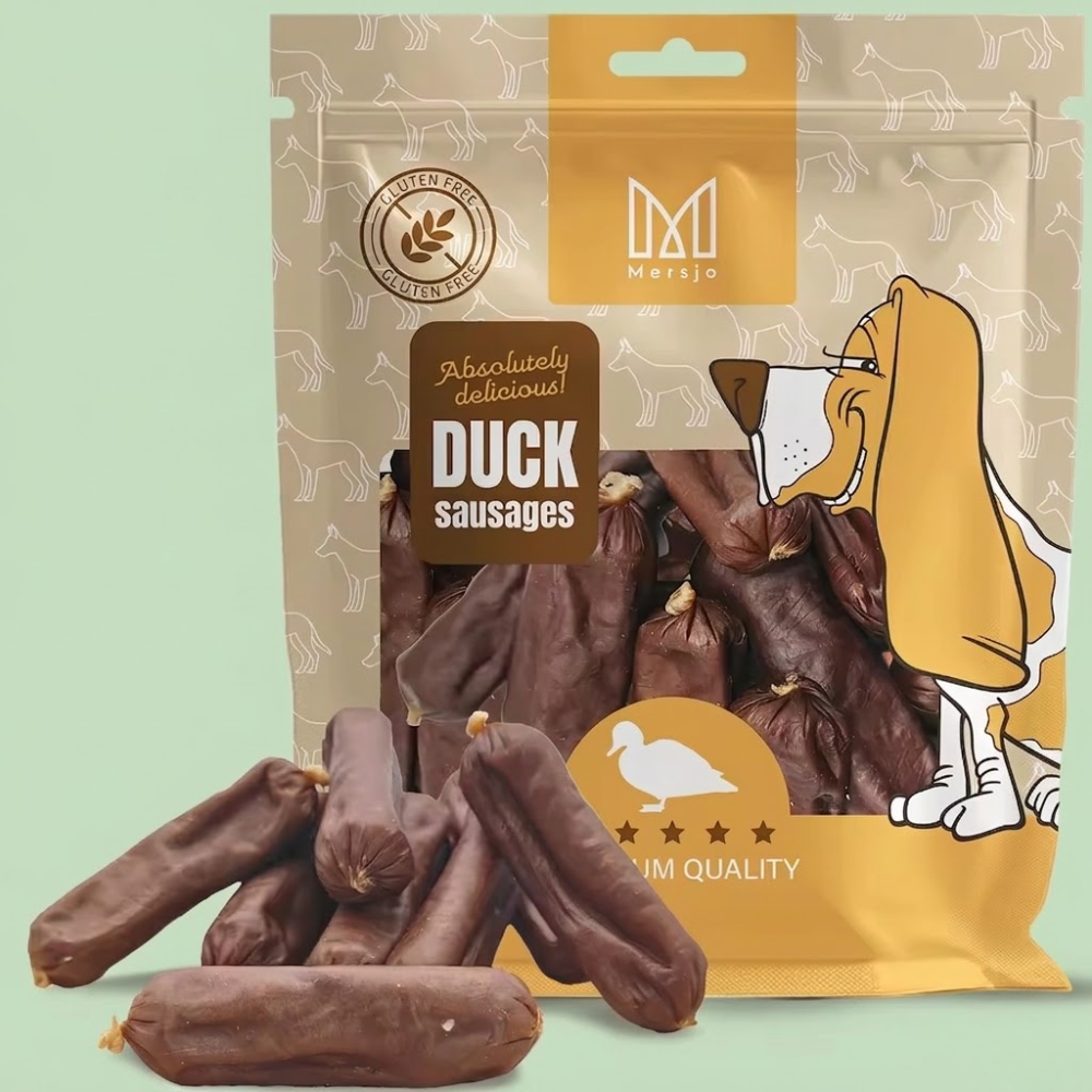 Duck Sausage Treats for Dogs | 500g Snack