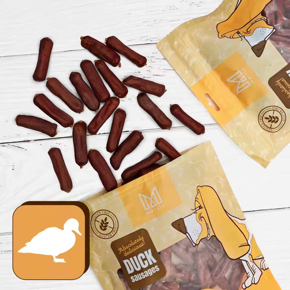 Duck Sausage Treats for Dogs | 500g Snack