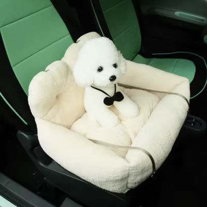 Folding Pet Car Seat Hammock – Travel Carrier for Dogs &amp; Cats