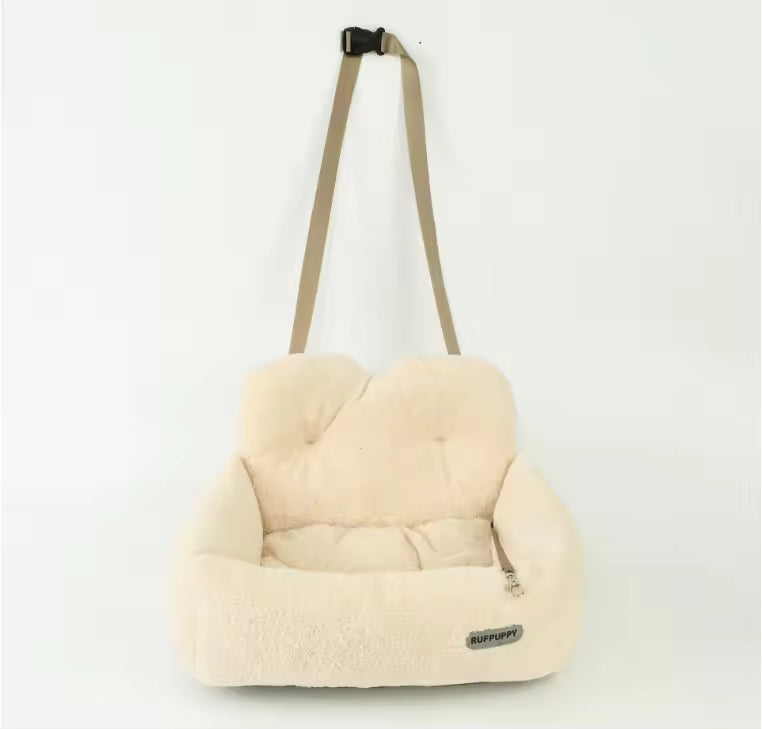 Folding Pet Car Seat Hammock – Travel Carrier for Dogs &amp; Cats
