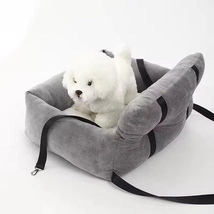 Folding Pet Car Seat Hammock – Travel Carrier for Dogs &amp; Cats