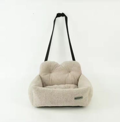 Folding Pet Car Seat Hammock – Travel Carrier for Dogs &amp; Cats
