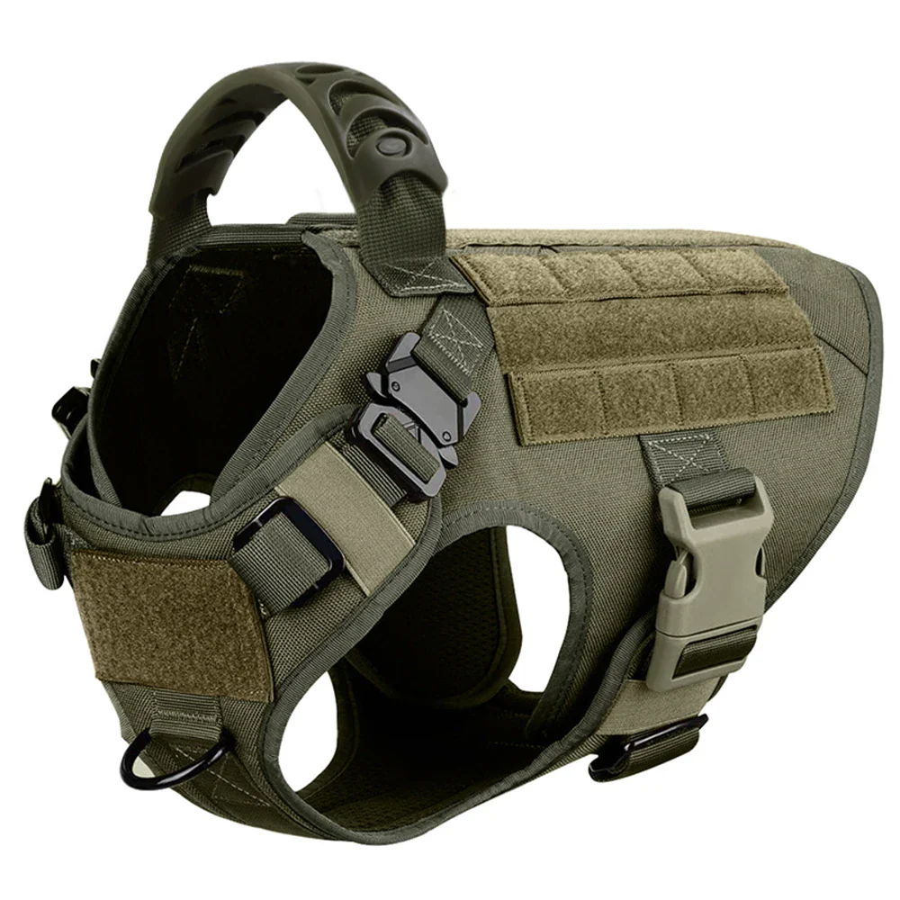Heavy Duty Tactical Dog Harness with Handle – Adjustable No Pull