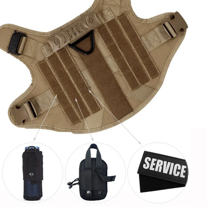 Heavy Duty Tactical Dog Harness with Handle – Adjustable No Pull
