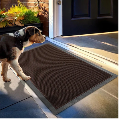 Outdoor Dog Mat – Mud &amp; Dirt Trapping Mat for Muddy Paws
