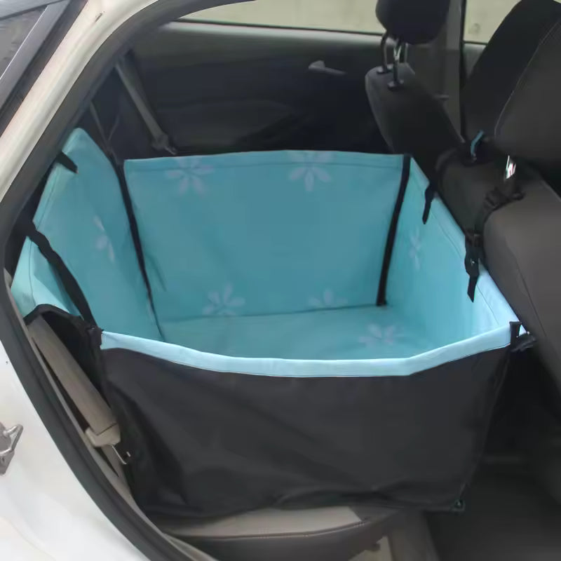 Pet Car Seat Cover Hammock – Rear Seat Protector for Dogs &amp; Cats